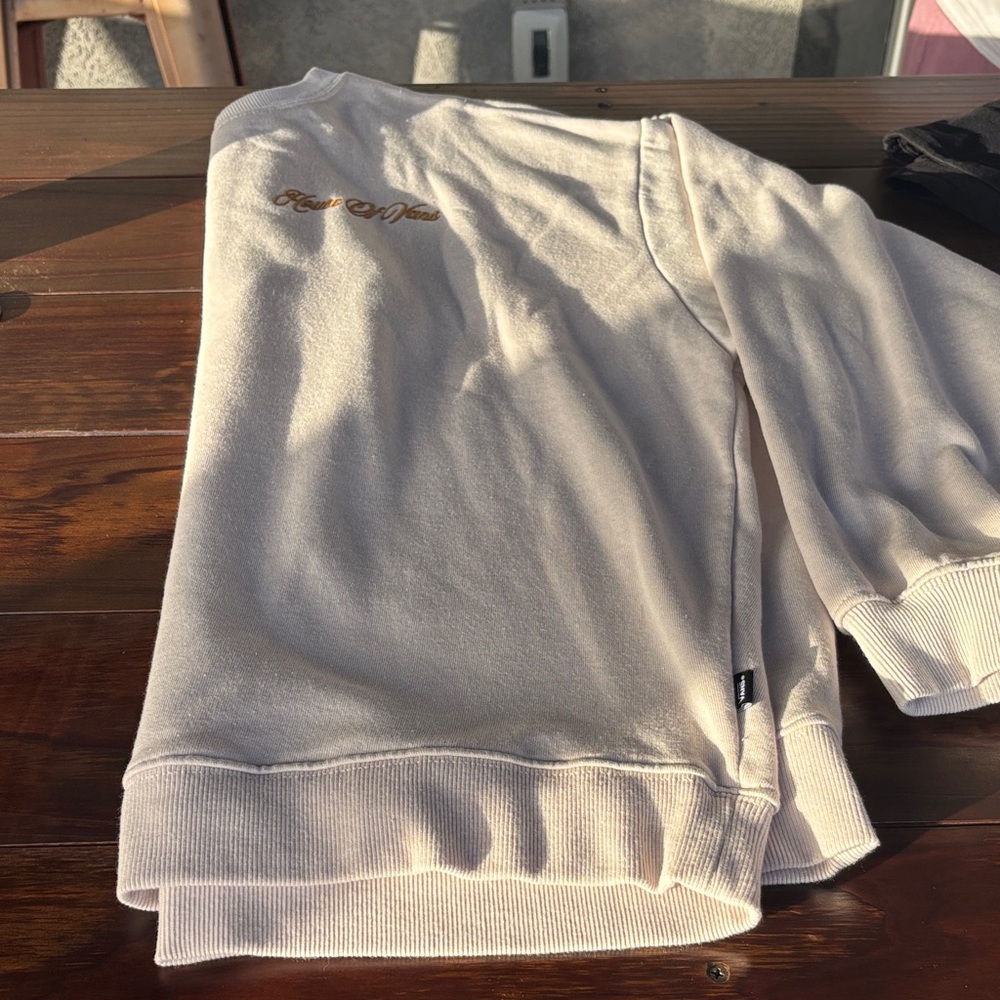 Vans Men's Cream Crewneck Sweater